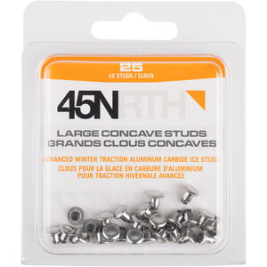 45NRTH Large Concave Carbide Aluminum Studs - 25X